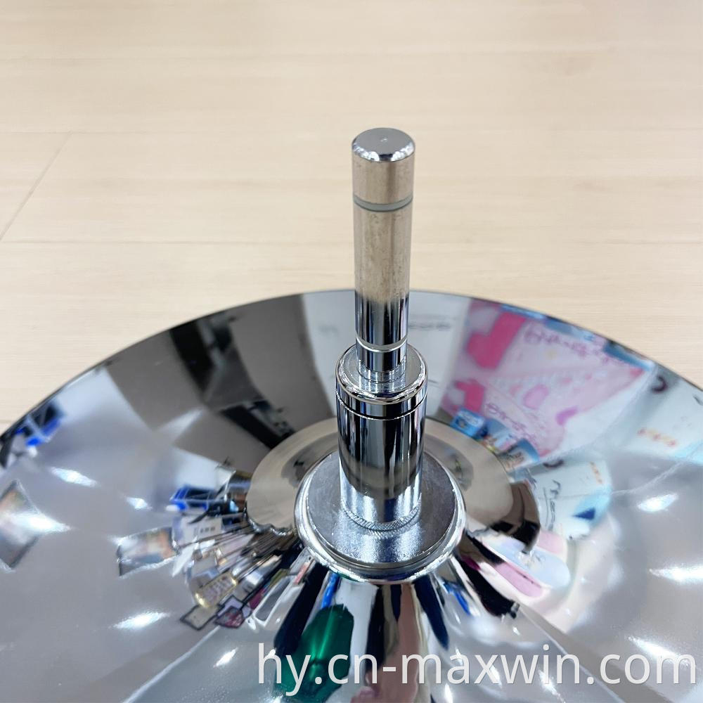 Արծաթե սկավառակի դրոշակակիր հիմք Silver Disc Flagpole Base